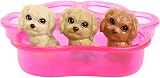 Barbie Doll & Pets Set Mommy Dog Puppies Newborn Pups Playset view 7