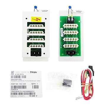 Simplex 4100-0634 Bloque de terminales de distribución de energía módulo de Alarma de Incendios Aux Panel: Amazon.es: Electrónica