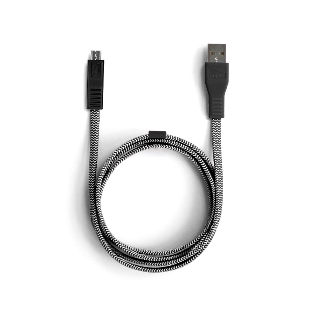 Lander 1m Neve Micro USB Cable - Black