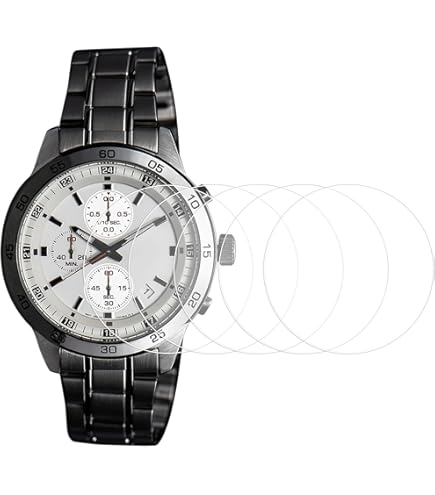 Savvies Tempered Glass Screen Protector voor Horloges (Rond, ø: 41 mm) (3 Stuks) - 9H Gehard Glas Scherm Beschermer