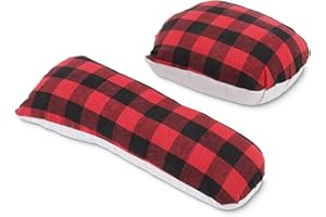 Tailor Ham Seam Roll Set 2Pcs Cotton Tailor Ham Seam Roll Set Dressmaking Sleeve Roll Pressing Tool for Ironing Curved Seam T