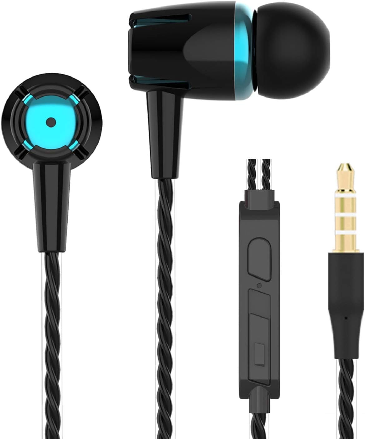 A9 Headphones Earphones Earbuds Earphones, Noise Islating, High Definition, Stereo for Samsung, iPhone,iPad, iPod and Mp3 Players (Mixed Color 4 Pairs): Home Audio & Theater