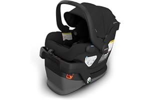 UPPAbaby Mesa V3 Infant Car Seat - Easy Installation + SmartSecure Technology - Attaches to Stroller | Base + Infant Insert Included - Jake (Charcoal)