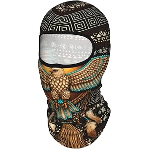 Native American Ski Mask for Men Women,Fashion Full Face Mask Motorcycle Balaclava for Outdoor Sports
