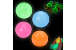 SIQIYU Lumi Balls, Lumiballs Glow in The Dark That Stick, Dream Balls Glow in The Dark That Stick, Dreamballs - Ultimate 4pc Set, Sticky Balls for Ceiling, Glow Balls That Stick to Ceiling (4PCS)