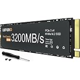 Lufasnd 256GB M.2 NVMe SSD 2280, PCIe Gen3 x4 Internal Solid State Drive, Up to 3200MB/s, 3D NAND Flash with SLC Cache, High-Speed Storage Upgrade for Laptop &amp; Desktop PC