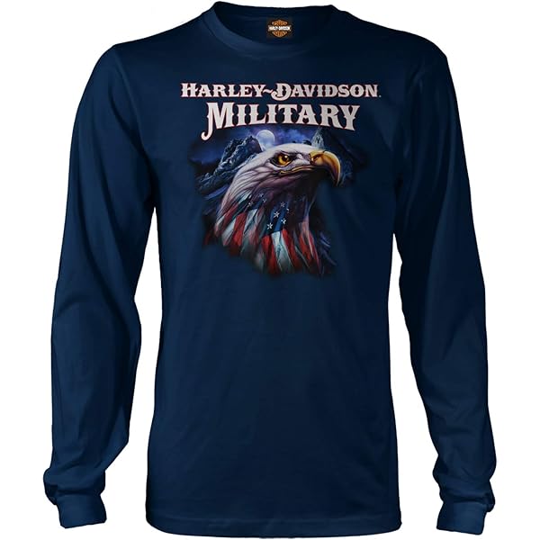 Amazon.com: Harley-Davidson Men's T-Shirt Eagle Graphic