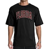 Aiyino Men's Graphic Tees Short Sleeve California Letter Print Crewneck Casual Regular T-Shirt for Men