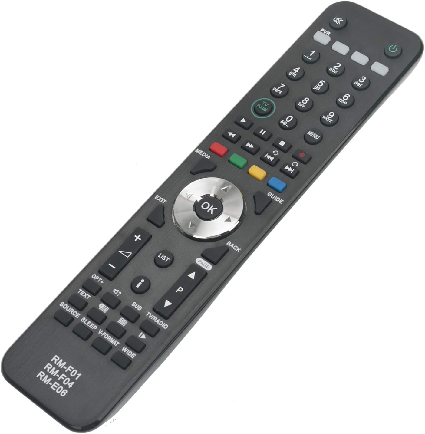 RM-F01 RM-F04 RM-E06 Remote Control Fit for Humax FOXSAT-HDR HDR-500GB IHDR-5050 HD-FOX-T2 HDR-FOX-T2 HDR-1000GB HDR-1TB HDR-320GB IHDR-5200C IHRD-5050C IRHD-5100C HDR-FOX-T2-1TB HDR-FOX-T2-500GB - Image 3