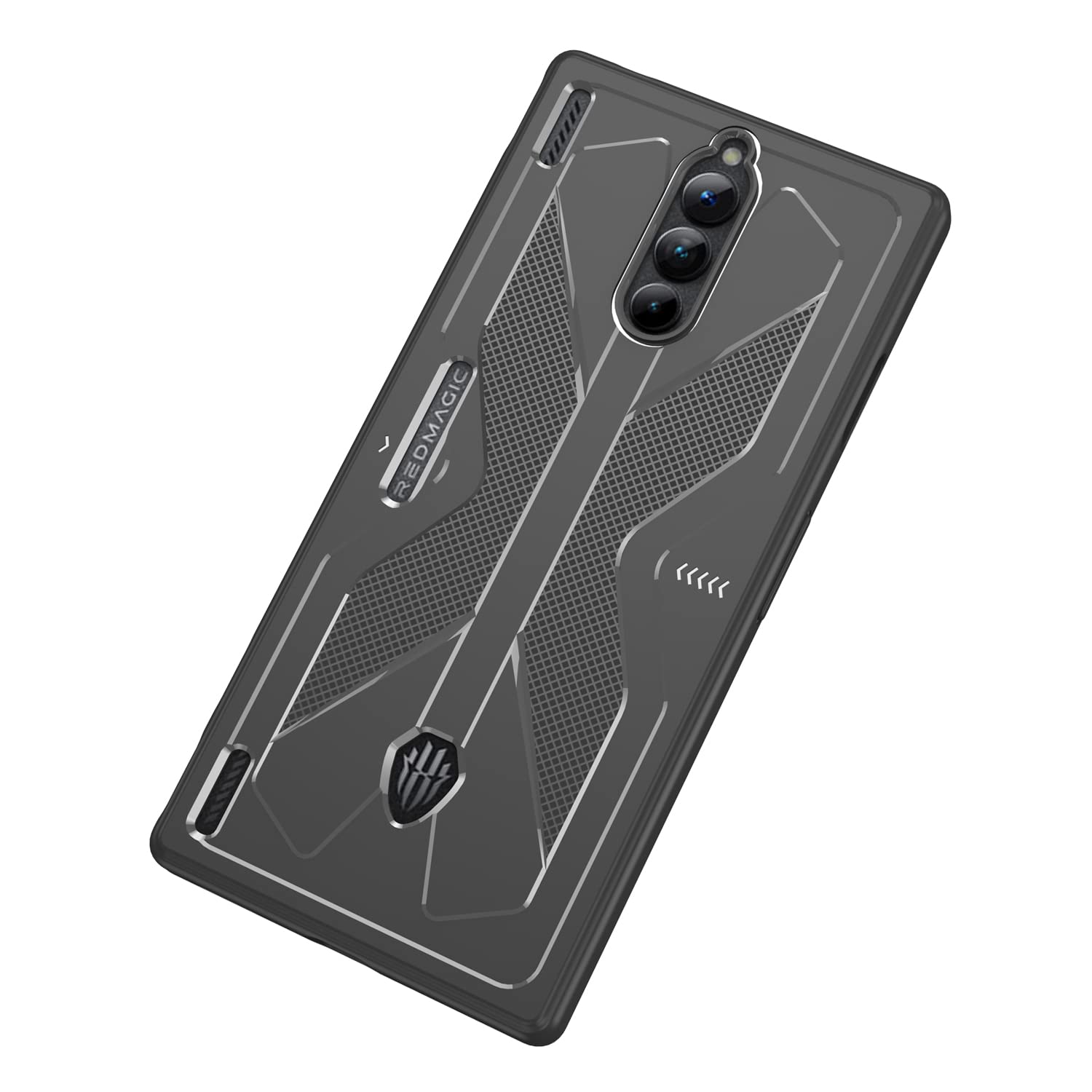 SEIAIYG Case for Nuba Red Magic 8 Pro/8 Pro+, Ultra Slim Shock Absorption TPU Silicone Stylish Protective Cover Case for Nuba Red Magic 8 Pro/8 Pro+ Phone Case (Grey)