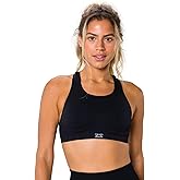 Zensah Seamless Sports Bra - Best Sports Bra for Running, Made in USA. Female Runners and Athletes