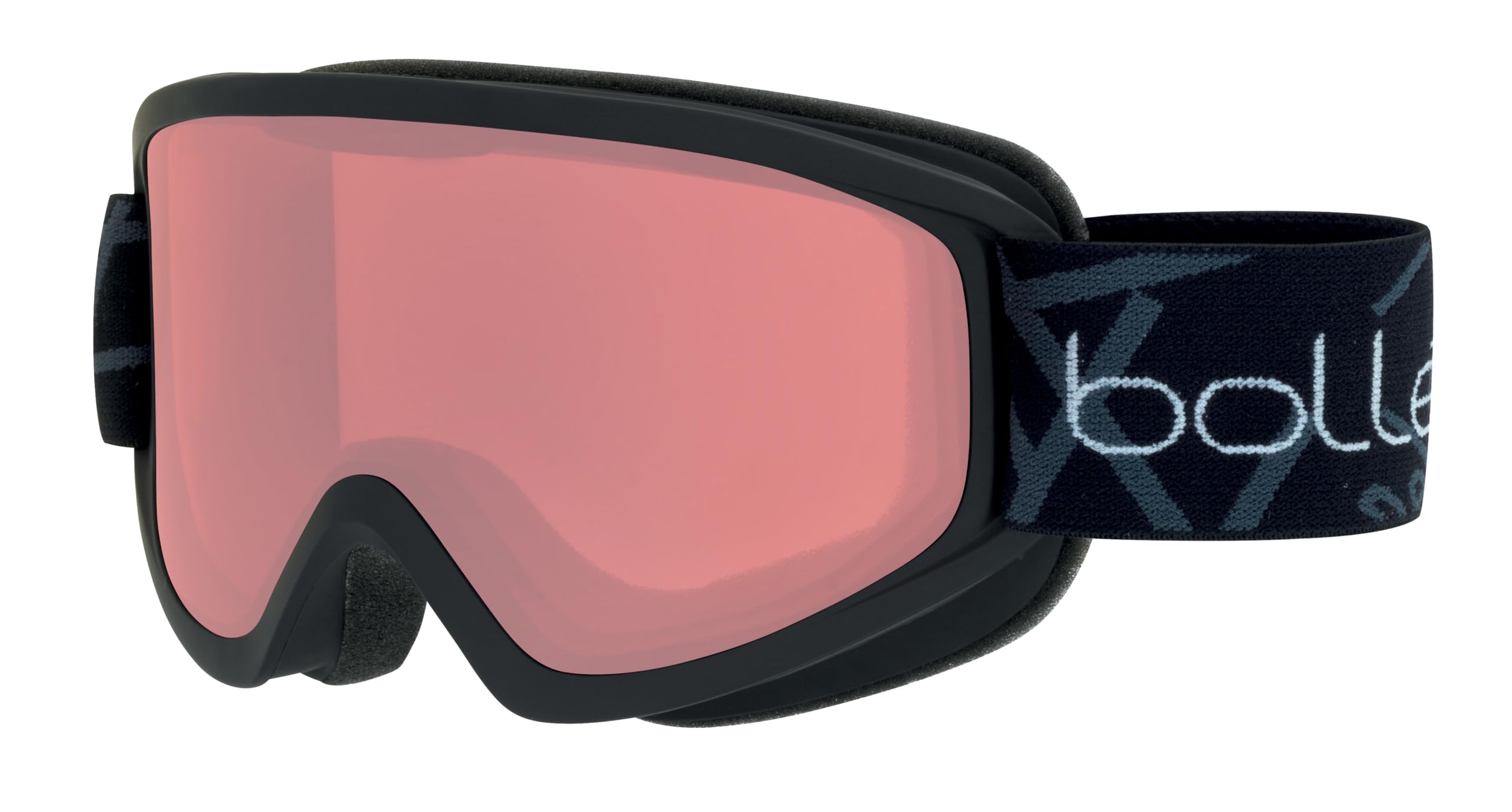 bollé - Freeze, Black Matte, Vermillon Cat 2, Medium, Snow Goggles, Unisex, Adult