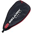 Selkirk Premium Pickleball Paddle Cover (Black/Red) | Durable Leather Pickleball Covers for Paddles | Premium Pickleball Acce