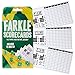 Farkle Scorecards - Set of 75 Replacement Score Sheets for Farkle Dice Games for Up to 8 Players by Brybelly primary