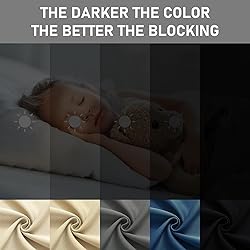 CUCRAF Custom Blackout Curtains for Bedroom Living