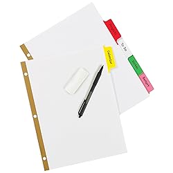 Avery Big Tab Write & Erase Dividers for 3 Ring