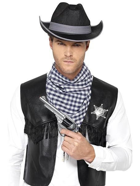 Smiffys Herren Kostüm Western Cowboy Sheriff Karneval Fasching Gr.L/XL