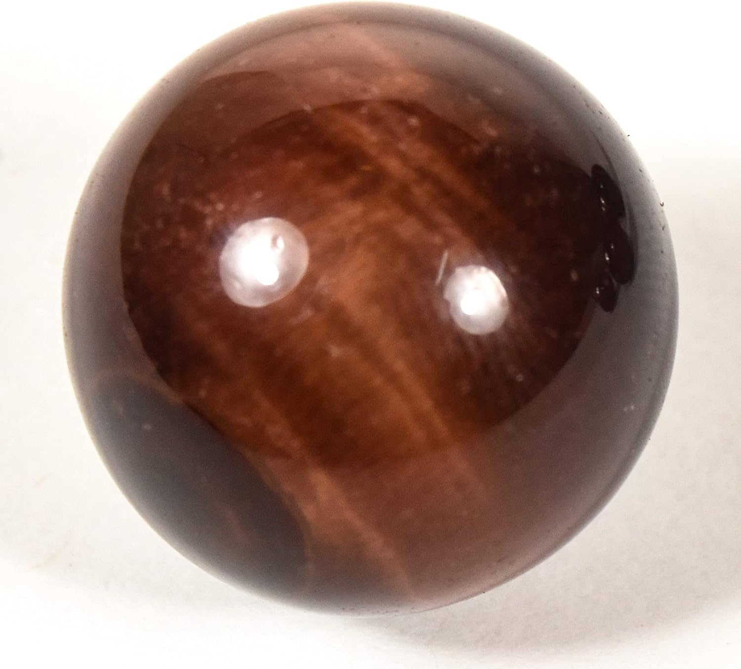 Indoor Fountains & Accessories - 22mm Deep Red Tiger/Dragon Eye's Sphere Polished Chatoyant Sparkling Gemstone Crystal Mineral Collcetible Ball - Africa (1PC)