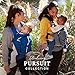 LÍLLÉbaby Pursuit Pro Ergonomic 6-in-1 Baby Carrier Newborn to Toddler - with Lumbar Support - for Children 7-45 Pounds - 360 Degree Baby Wearing - Inward and Outward Facing - Heathered Grey