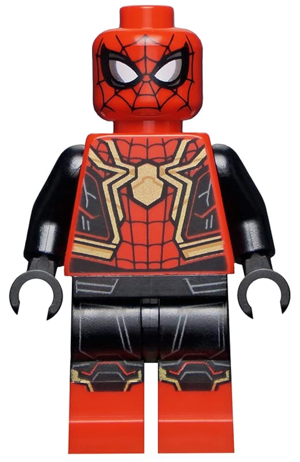 LEGO Superheroes: Spider-man Minifig With Integrated Suit And Red Cape