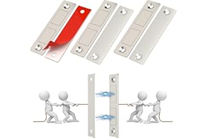 Cabinet Door Magnets Jiayi 4 Pack Magnetic Door Catches Ultra Thin Cupboard Magnets Dual Magnets Catch Latches Cabinet Magnet