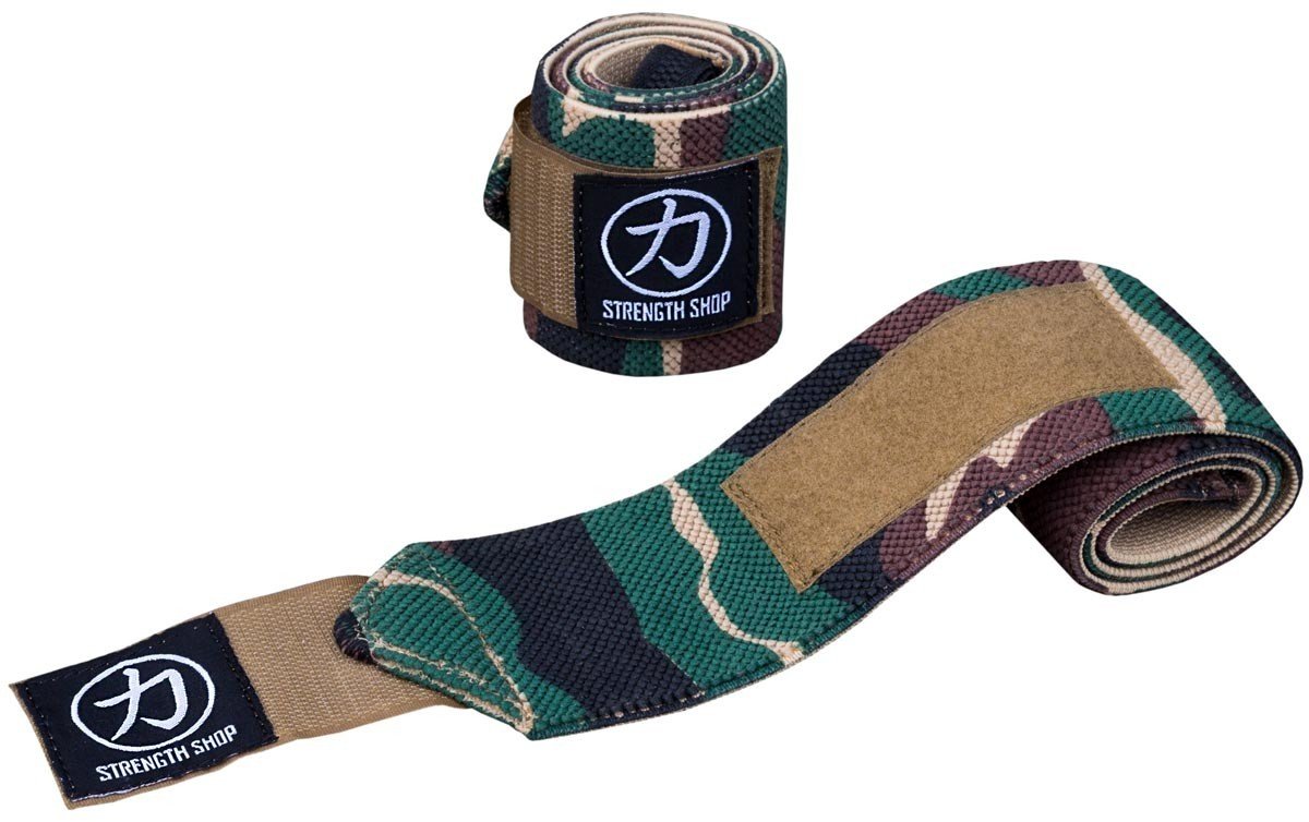 Strengthshop Feste Camo Handgelenkbandagen