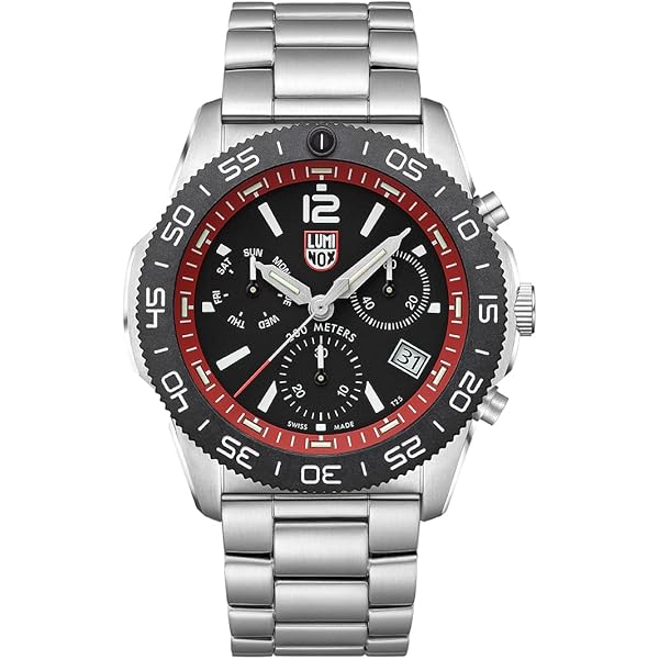 Amazon.com: Luminox - Mens Watch - Black Dial Orange Rubber Band