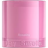 Boy Smells Rosalita Rose Scented Candle - 8.5 oz - Luxury Candle with Leather and Tangerine - Up to 50-Hour Burn - Cotton Wick