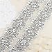 XINFANGXIU Silver Gold Rhinestone Applique 1 Yard for DIY Crystal Bridal Wedding Belt on Wedding Dress