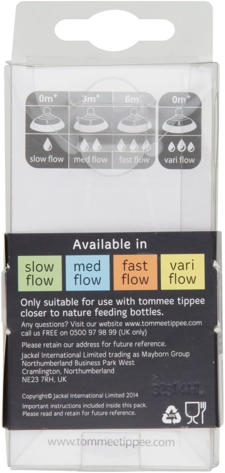 Tommee Tippee Closer to Nature Fast Flow Teats x 2 - Image 3