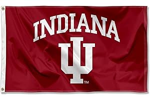 College Flags & Banners Co. Indiana Hoosiers IU University Large College Flag