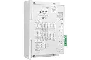 RTELLIGENT Stepper Driver RS485 Modbus RTU Protocol 2 Phase for Nema 23/24/34 Open Loop/Closed Loop Step Motor (NT86)