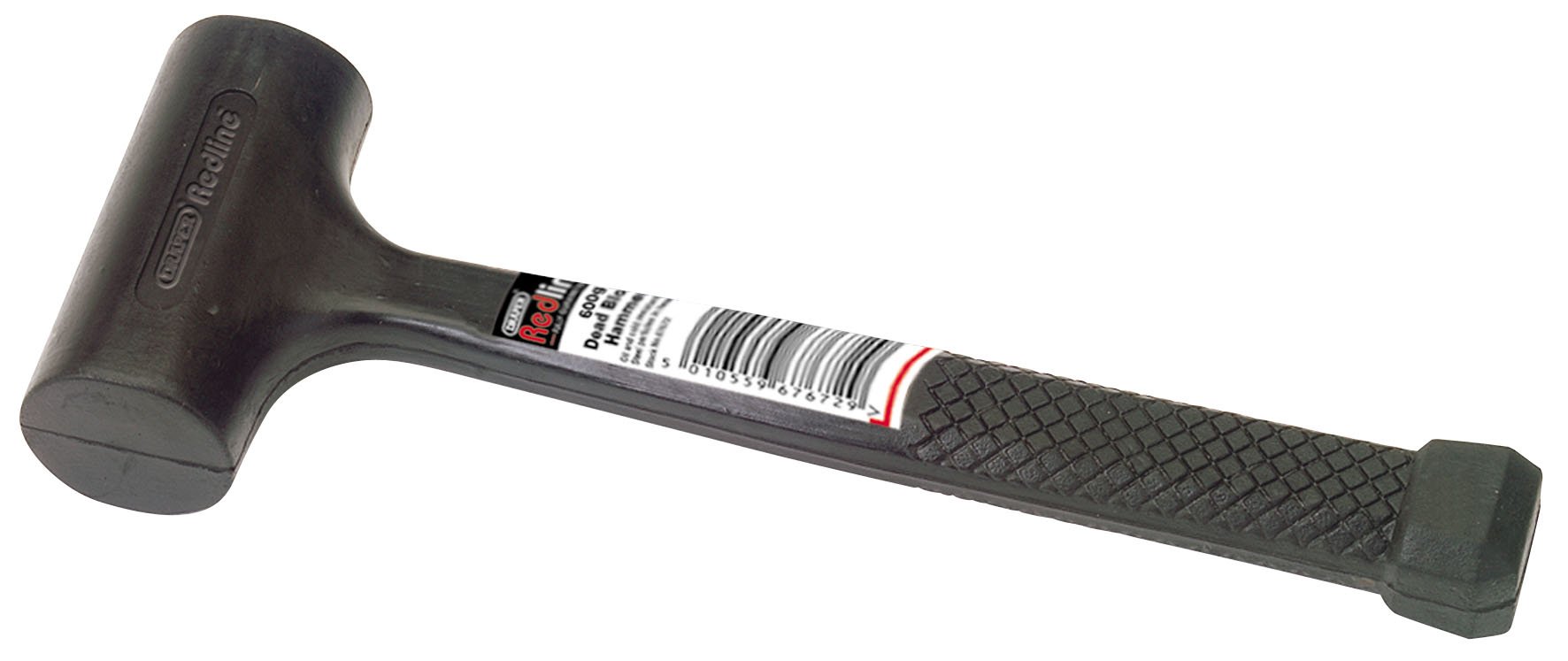 Draper Redline 67672 600 g 21 oz Dead Blow Hammer , Black