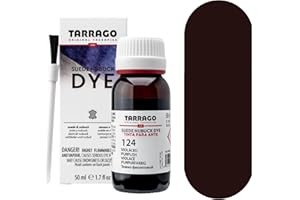 Tarrago Suede Nubuck Dye | Recolor, Brighten and Restore Suede and Nubuck | 1.7 Fl. Oz. | 06 - Dark Brown