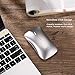 Wireless Mouse, YJan 2.4G Ergonomic Wireless Portable Silent Optical Mice with USB Nano Receiver for Laptop PC Computer Chromebook and Notebook-Silverthumb 4
