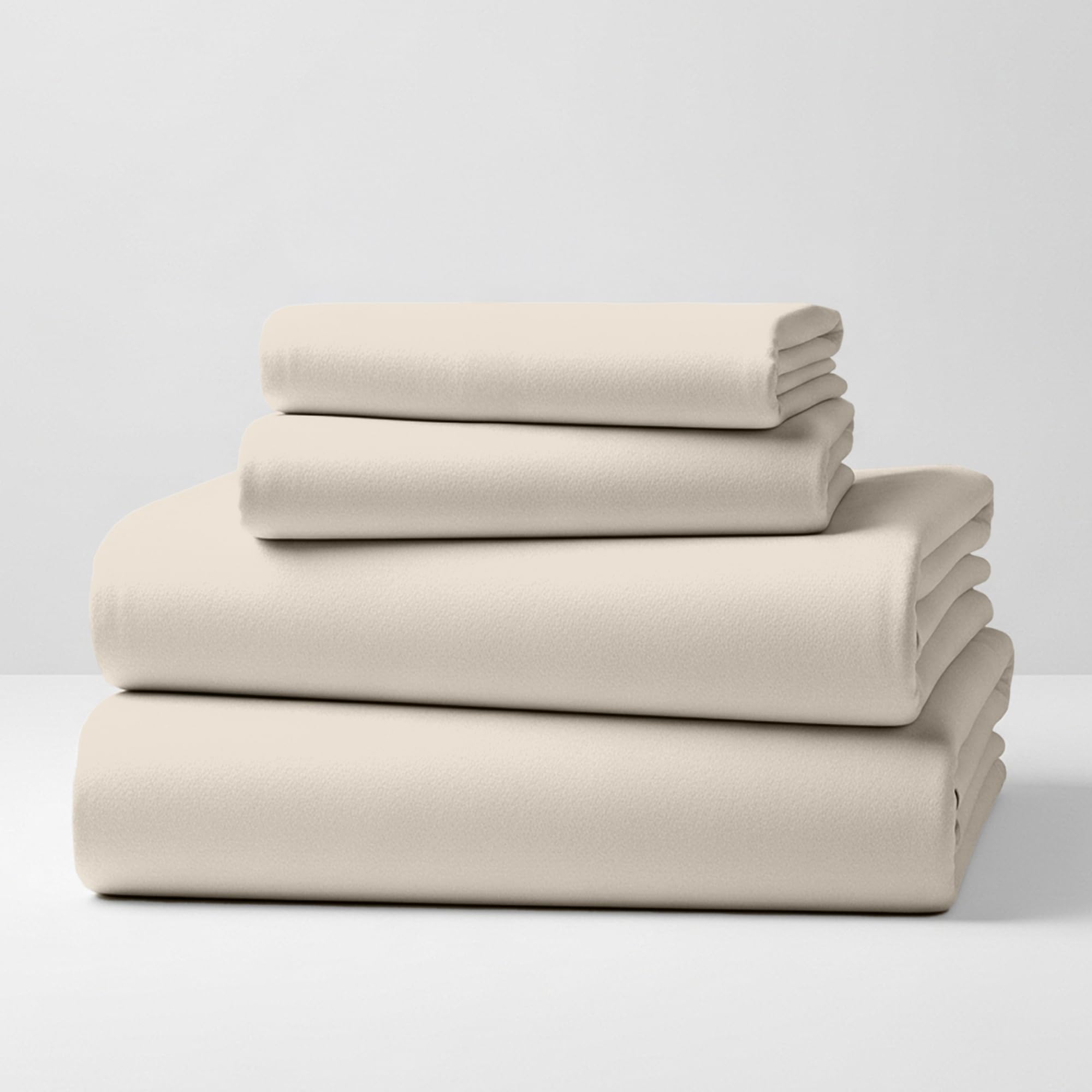 Photo 1 of (california king size) Mellanni Cotton Flannel Sheet Set - Double Brushed