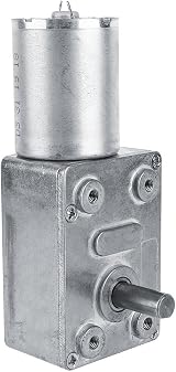 Yosoo High Torque DC 12V Worm Geared Motor 6RPM Reversible Reduction view 2