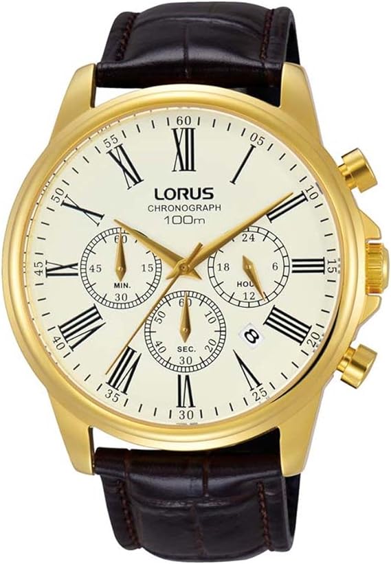 lorus men's chronograph watch