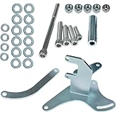 Zieichy AC Compressor Bracket, Air Conditioning Mounting Bracket | for 1970-UP Small Block Chevy SBC Engine with Short Water Pump