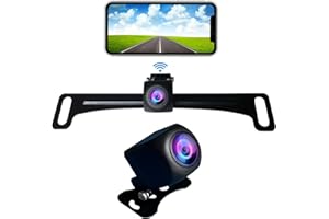 Casoda Newest FHD1080P Wireless Backup Camera, Ultra Strong 5.8G WiFi Signal Crystal Clear Picture Smooth Video, Support iPhone and Android Phone, Suitable for car SUV Pickup Sedan etc
