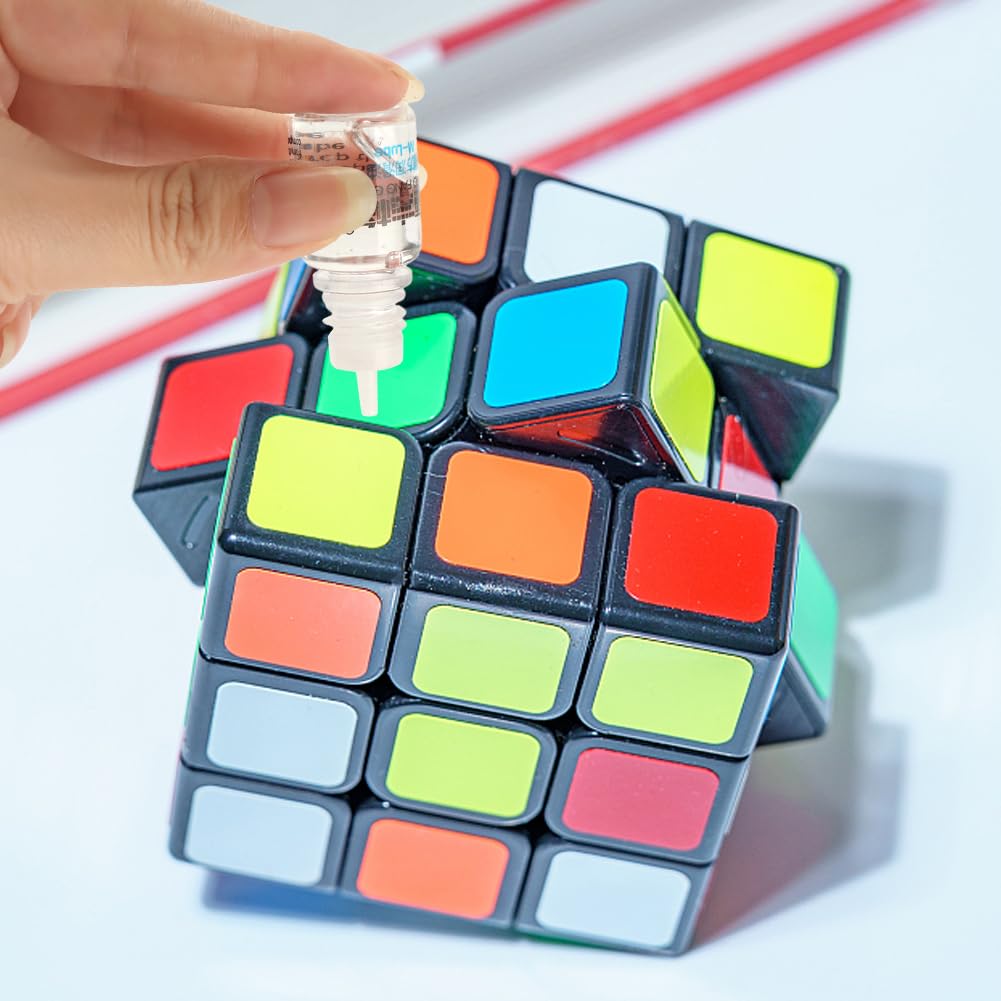 Speed Cube Lube,3ml Silicone Oil Lube for Magic Cube,Lubrication for Speed Cubing,for Improve Magic Cube Speed,Lubricating Speed Cube Oil Magic Cube Accessories,1Pc