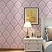 Yifely Vintage Pink Damask Self-Adhesive Shelf Drawer Liner Moisture Proof PVC Mat 45x300cm