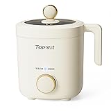 TOPWIT Rice Cooker Small, 2-Cups Uncooked, 1.2L