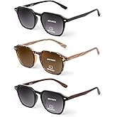 LADEESSE Reading Sunglasses for Women, Stylish Reading Glasses, Lightweight Square Readers for Men & Women