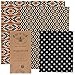 LILY BEE WRAP Beeswax Wrap Reusable Food Wraps | Organic Cotton Eco Friendly Zero Waste Bees Wax Food Storage Wrappers | Biodegradable & Plastic Free Clingwrap Alternative | Night Sun 3-Pack primary