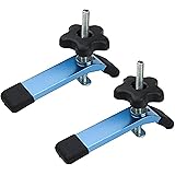 POWERTEC 71168 T-Track Hold Down Clamp for Woodworking, 5-1/2” L x 1-1/8” W, 2 Pack