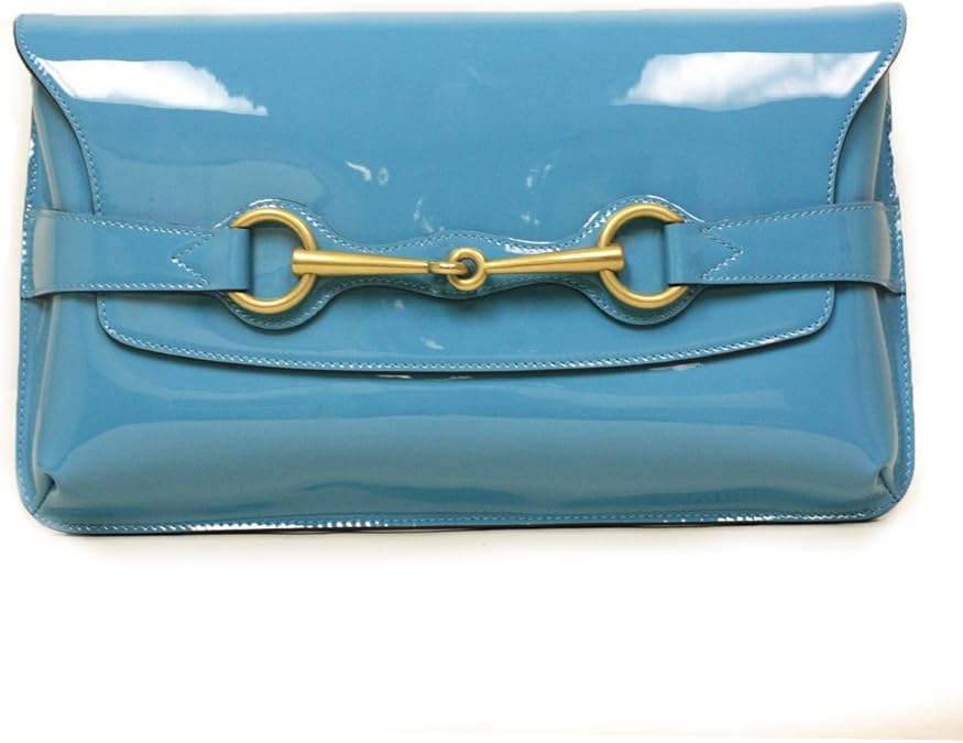 gucci patent leather clutch