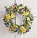 Collections Etc Wild Daisy Floral Twig Door Wreath, 19 1/2