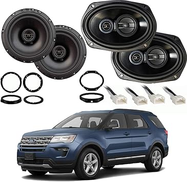 Compatible With Ford Explorer 2016 2109 Factory Speaker Upgrade Package Harmony R65 R69 New Car Electronics Amazon Com