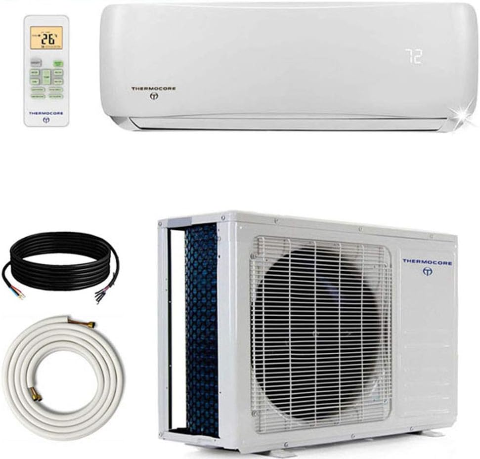 Thermocore 9000 BTU AC 22.5 SEER / 120VAC Heat Pump, Large, White